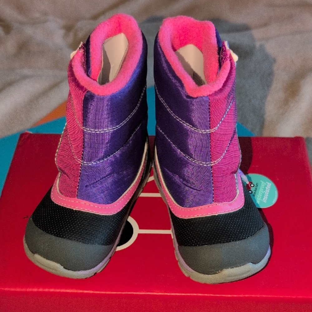 Box#6 See Kai Run Purple and Pink Kids Snow Boots 🥾